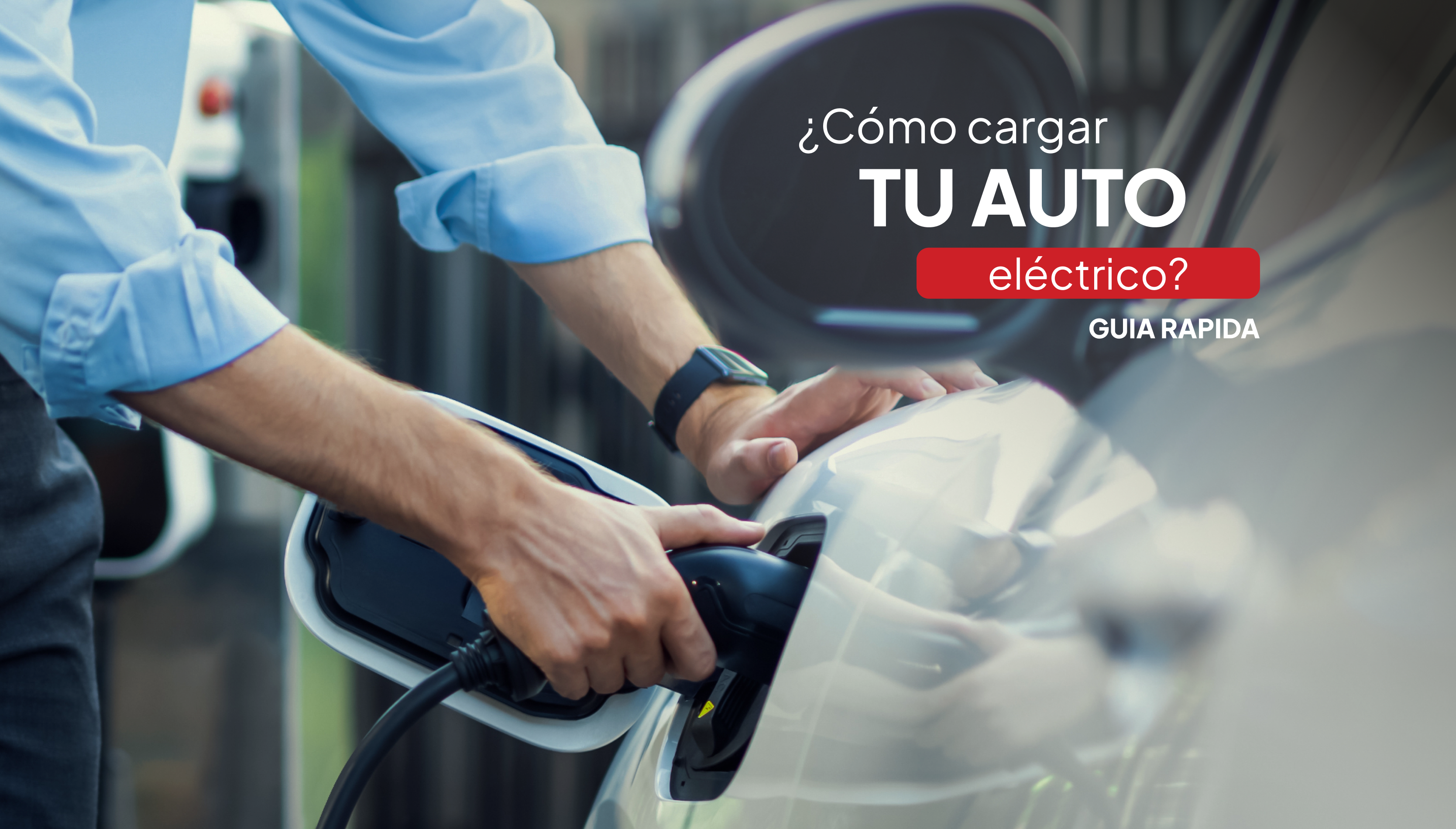 Cómo cargar un auto eléctrico: guía rápida sobre cargadores EV GoodWe